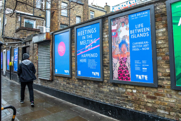 Tate Britain’s hyperlocal outdoor campaign extends exhibition through the capital