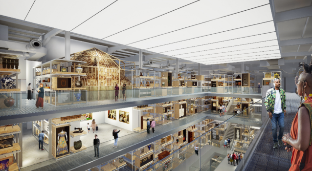 View of the Collections Hall at V&A East Storehouse © Diller Scofidio + Renfro