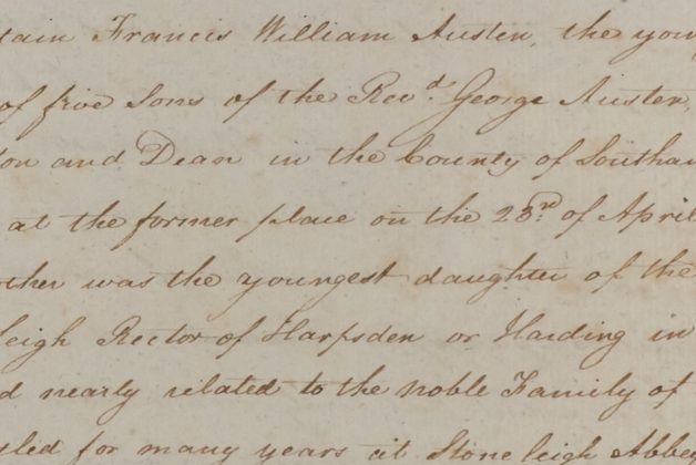 Jane Austen’s House enlists fans to collectively transcribe memoir