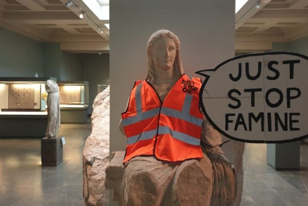 Just Stop Oil targets British Museum statue in latest stunt