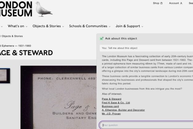 London Museum reveals ‘Clio’, its AI collections chatbot 