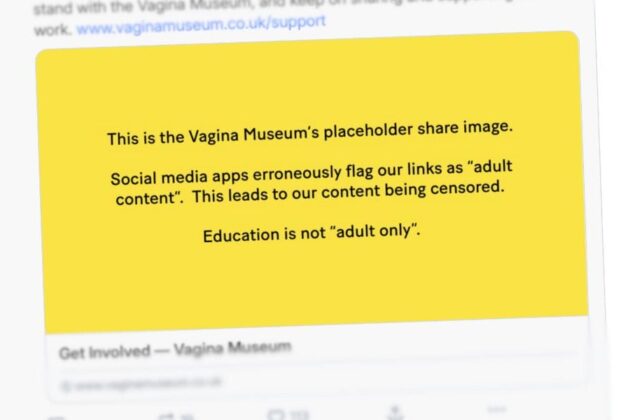 Vagina Museum alters website to avoid platform blocks