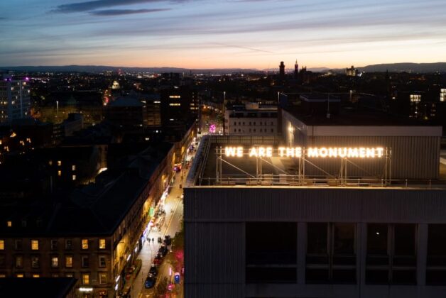 ‘We are the monuments’: illuminated sculpture added to Glasgow museum collection