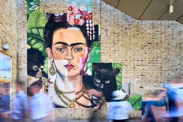 Murals and installations launch across London for Frida Kahlo show