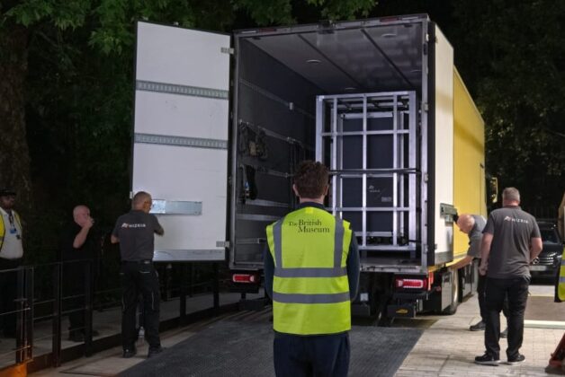 Year-long logistics operation sees Bayeux Tapestry arrive in London